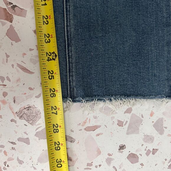 MOTHER Mid Rise Dazzler Ankle Fray in Riding the Cliffside Size 34 - Picture 13 of 13